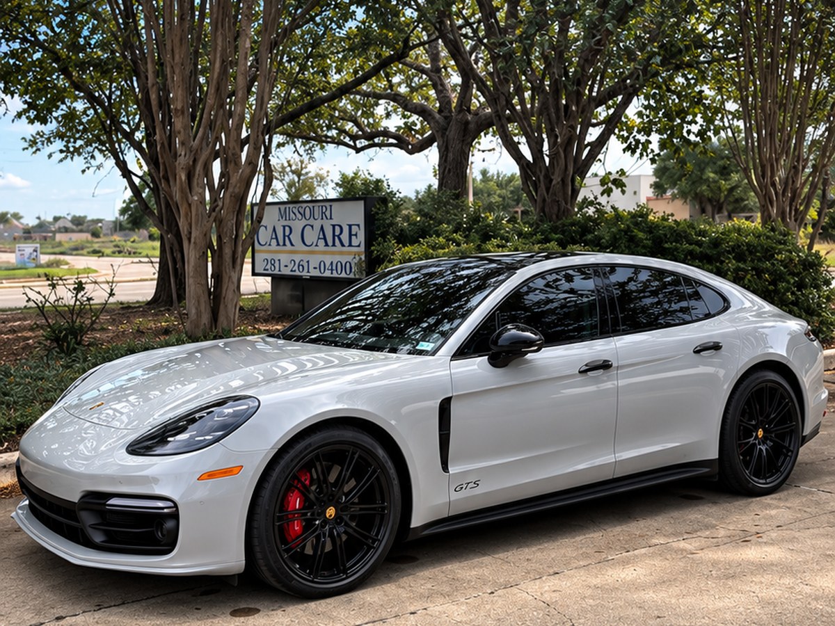 Porsche Panamera GTS at Missouri Car Care, Missouri City